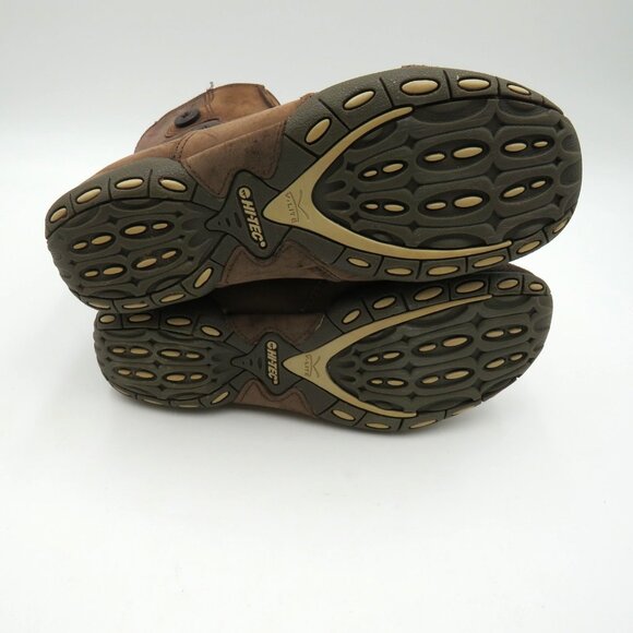 Hi-Tec Ankle Boots Womens Size 7 Brown Leather V-Lite Hatha Quick Zip Waterproof - Picture 7 of 9